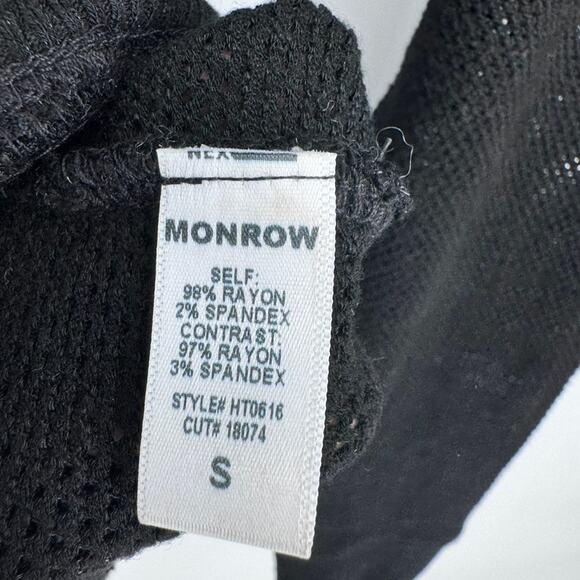 Monrow Sweater Black Small Knit - Picture 5 of 5